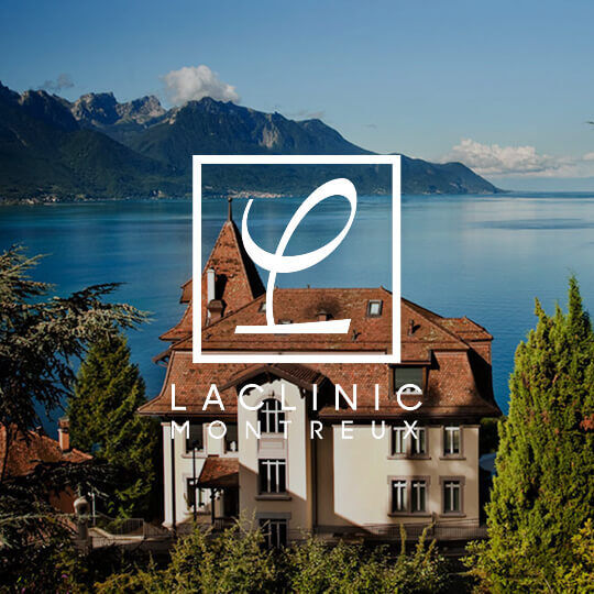 Laclinic Montreux, die renommierte Klinik, die Helena Rubinsteins fortschrittliche REPLASTY-Pflege mitentwickelt.