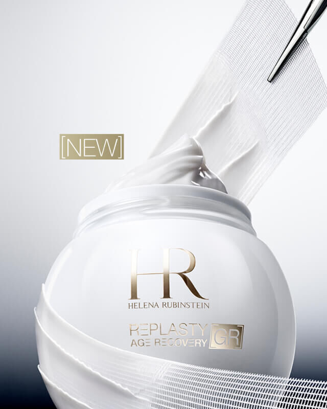 Tiegel Helena Rubinstein Replasty Age Recovery Day [GR] mit reichhaltiger weißer Cremetextur.